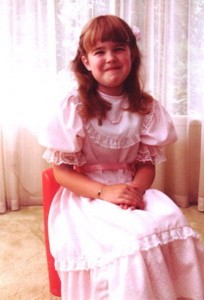 Melinda in pink